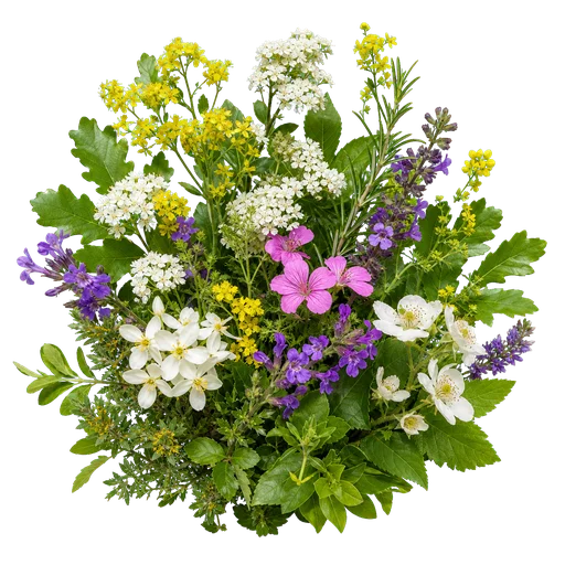 Flores silvestres de bosque, origen de miel de Cataluña
