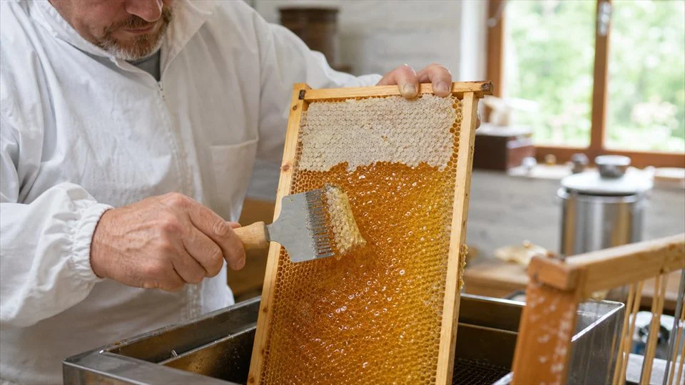 Illustration: cold extraction avoids the heat that raises HMF.