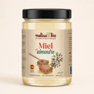 Glas Mandelhonig von Melisa, 900 g