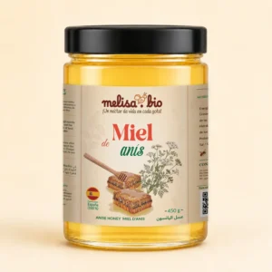Pot de miel d'anis Melisa, 450 g