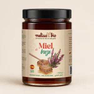 Frasco de mel de urze Melisa, 450 g