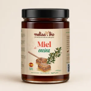 Jar of Melisa holm oak honey, 450 g