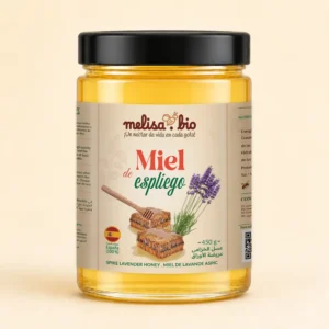 Pot lavendelaarhoning van Melisa, 450 g