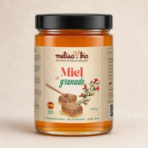 Tarro de miel de granado de Melisa, 450 g
