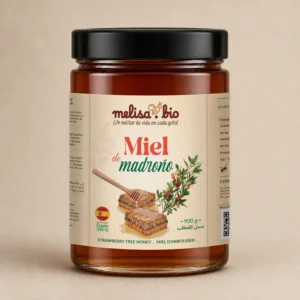 Tarro de miel de madroño de Melisa, 900 g