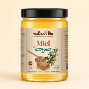 Pot de miel de pommier Melisa, 450 g