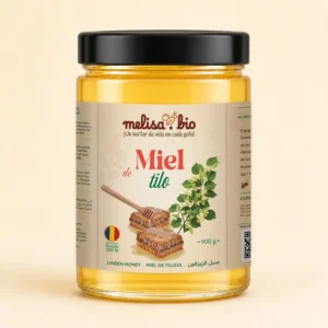 Tarro de miel de tilo de Melisa, 900 g