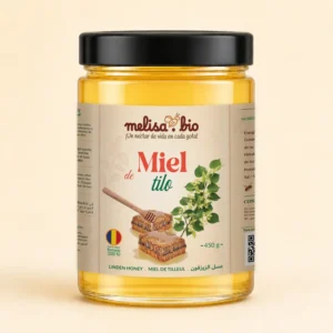 Glas Lindenhonig von Melisa, 450 g